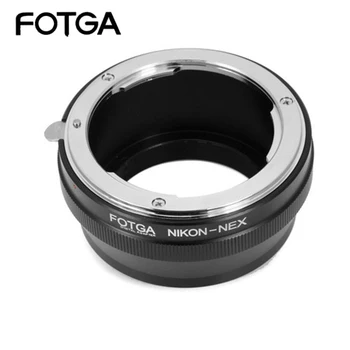 Адаптер для крепления объектива FOTGA для Nikon AI/AI-S F Mount, совместимый с Sony E-Mount NEX5T/6/7/ F3 A6000 A6100 A6300 A6400 A6500