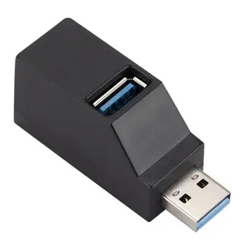 Концентратор с USB-портом, Стабильный Удлинитель порта, Концентратор USB 3.0, Расширитель, 3-Портовый Концентратор-расширитель Plug-And-Play, Мощный Удлинитель Порта Питания Для Ноутбука