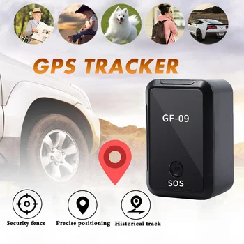 GF-09, GF-07, Мини GPS-трекер, Защита безопасности, Локатор противоугонных устройств, Запись позиционирования Wi-Fi, отслеживание в режиме реального времени