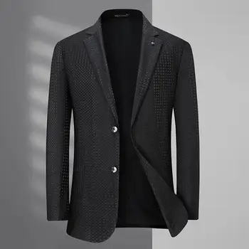 5629-Мужской маленький костюм, весенне-осенний деловой костюм для отдыха, корейская версия, легкий ветрозащитный тренд, прилив, тонкая мужская куртка